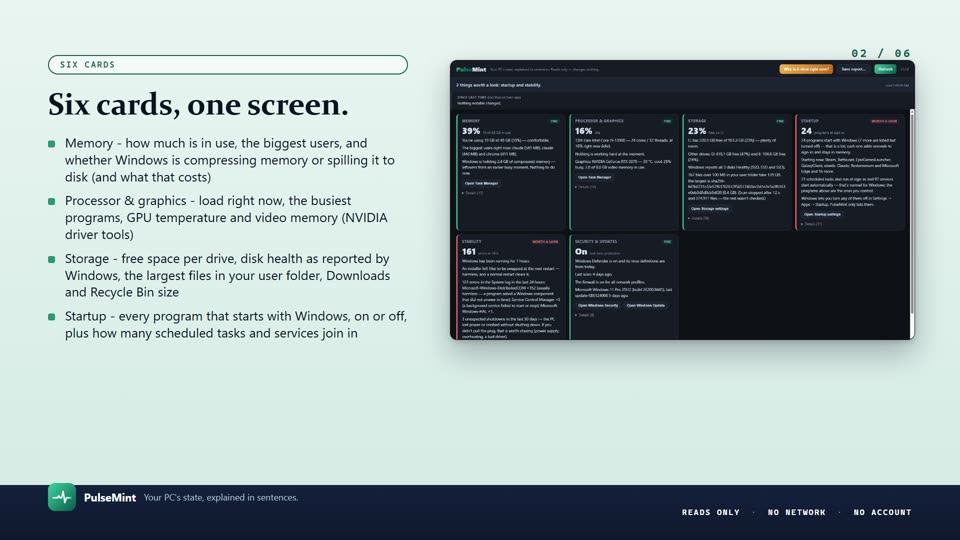 PulseMint screenshot